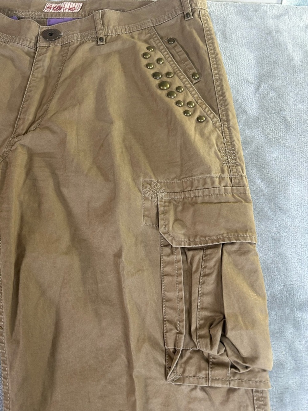 Alberto Men's Cargo Pants in Tan - Utility Comfort - Picture 8 of 14